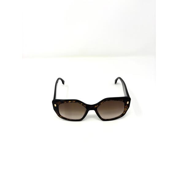 FENDI FF Zucca Monogram FE400171 Sunglasses Havana Brown Gradient